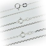 Ankerkette Halskette 925 Silber 4 kant diamantiert Collierkette Anker