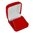 Schmuck Etui für Ohrringe Geschenkbox Schmuckverpackung rot